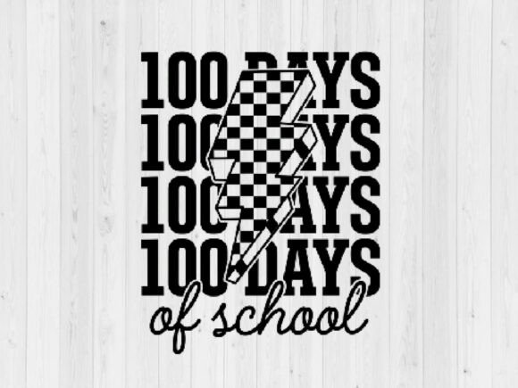 100 Days of School SVG Retro Boys Design