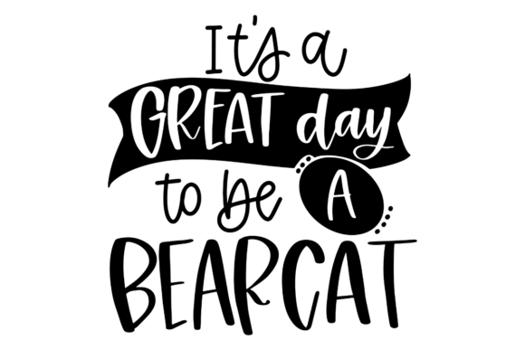 Bearcat School Spirit SVG for Crafts and Graphics
