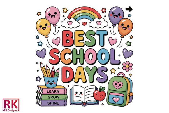 Best School Days Cute Boho Teacher Svg: Graphics & Crafts