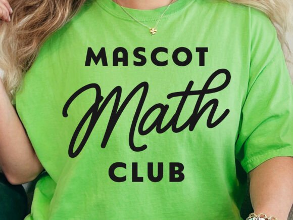 Math Club Svg Template, 70s 80s School Graphics