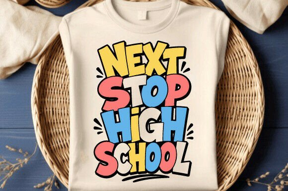Next Stop High School SVG PNG Art