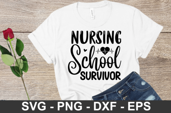Nursing School Survivor SVG Design