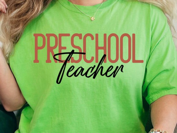 Preschool Teacher SVG, PNG, Teacher Svg