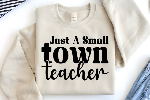 Retro a Small Town Teacher SVG Graphics and Crafts
