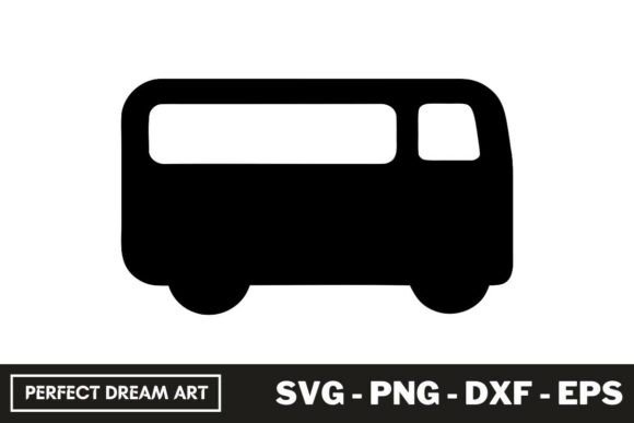 School Buses SVG Silhouette File