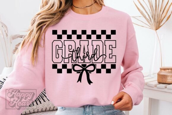 Third 3rd Grade Teacher Shirt SVG PNG for Crafts and Graphics